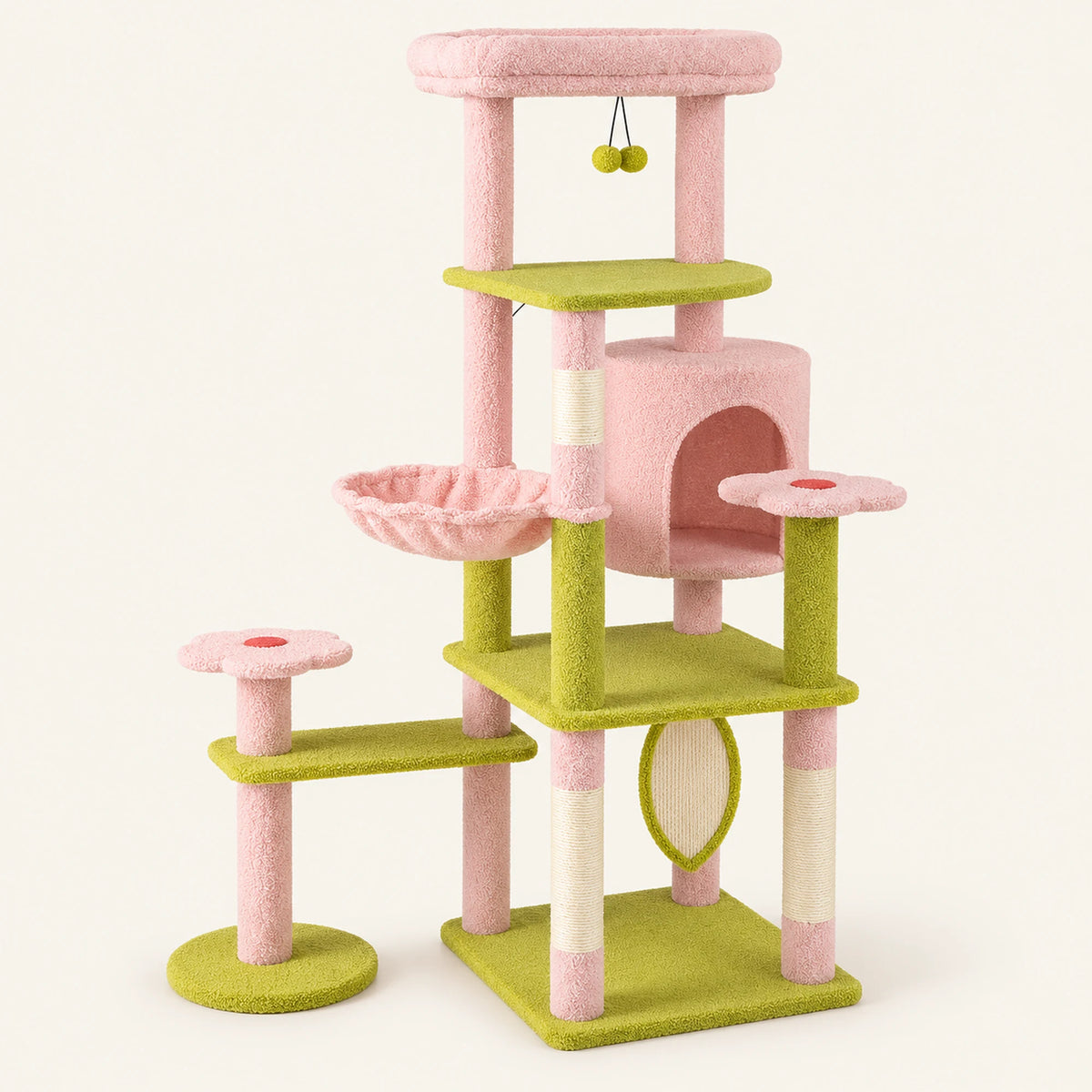 Flora — XL · Rose et vert