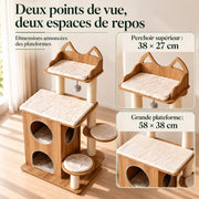 Alcôve — XL · Bois clair & Crème