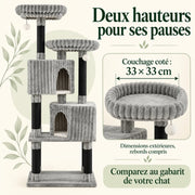 Brume — XL · Gris côtelé