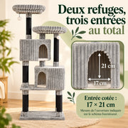 Brume — XL · Gris côtelé