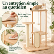 Épure — L · Bois clair & Écru