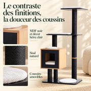 Équinoxe — XL · Noir & Bois clair