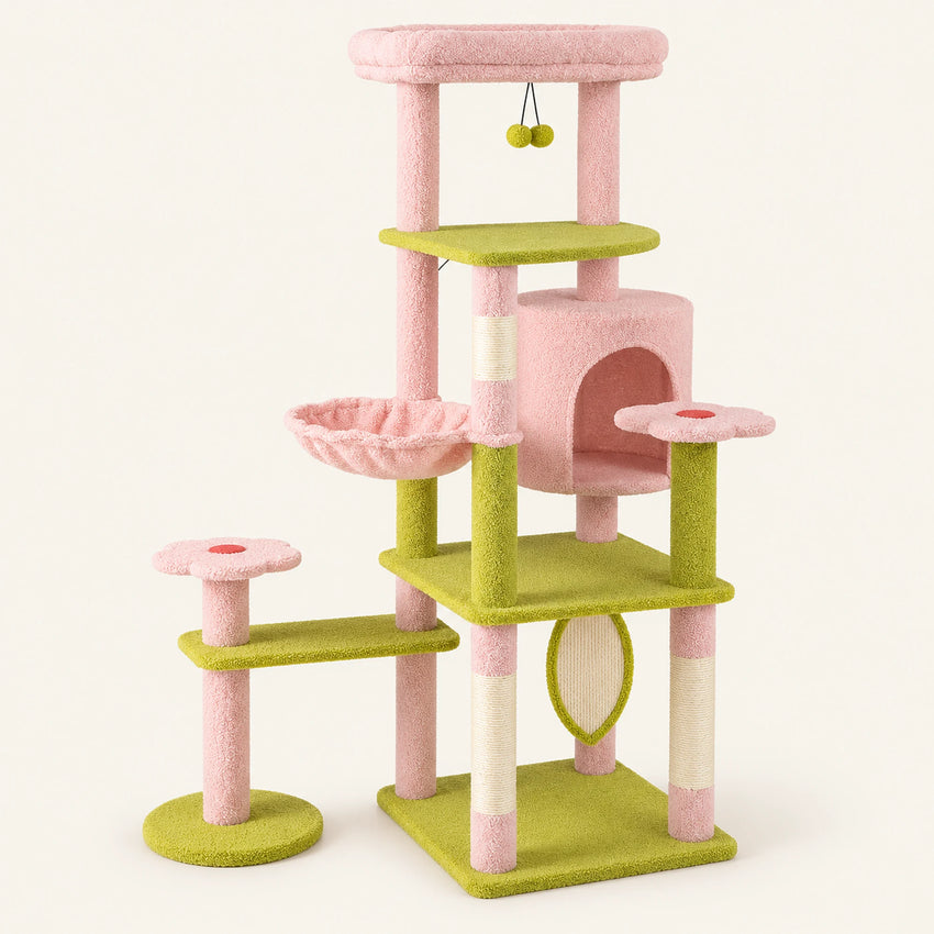 Flora — XL · Rose et vert