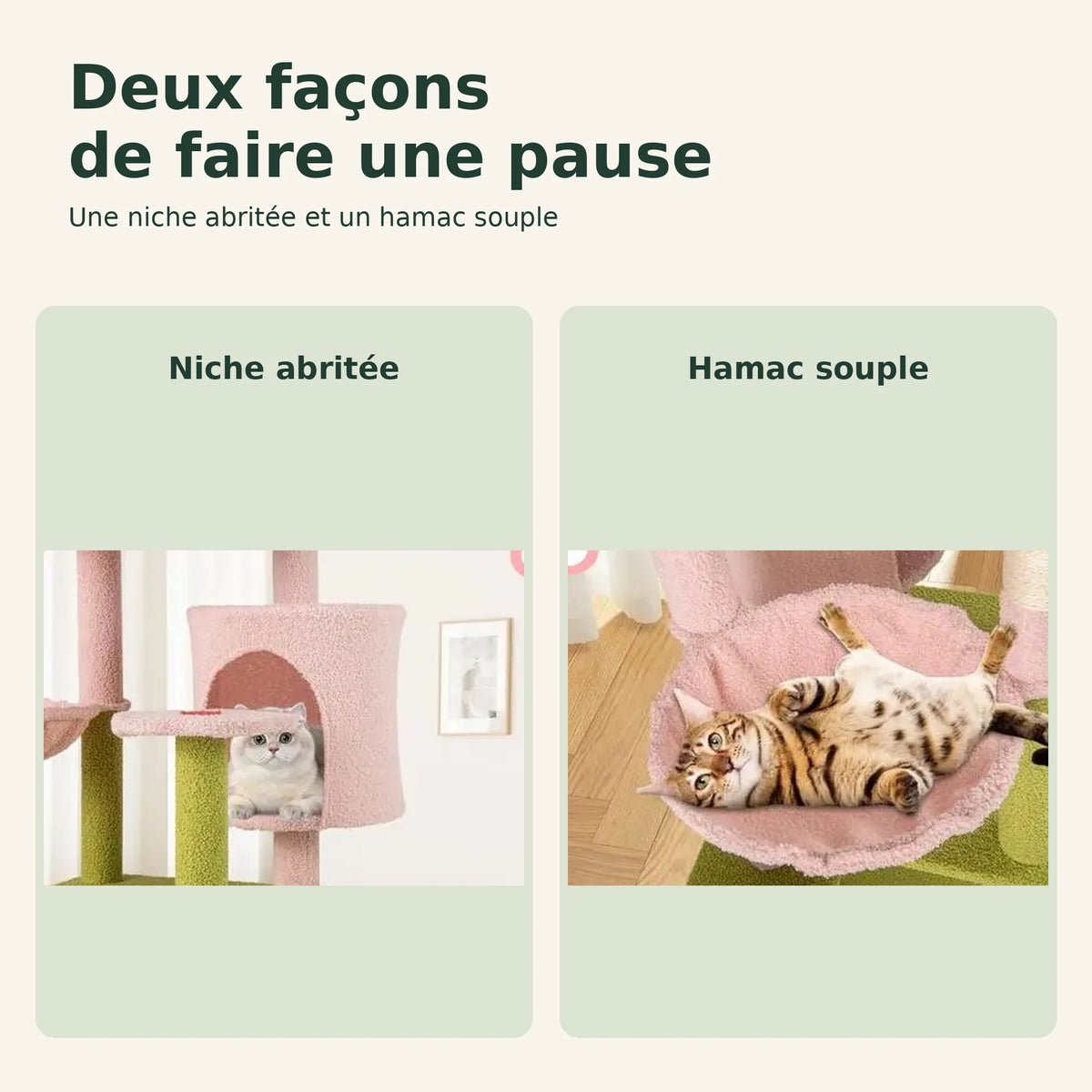 Flora — XL · Rose et vert